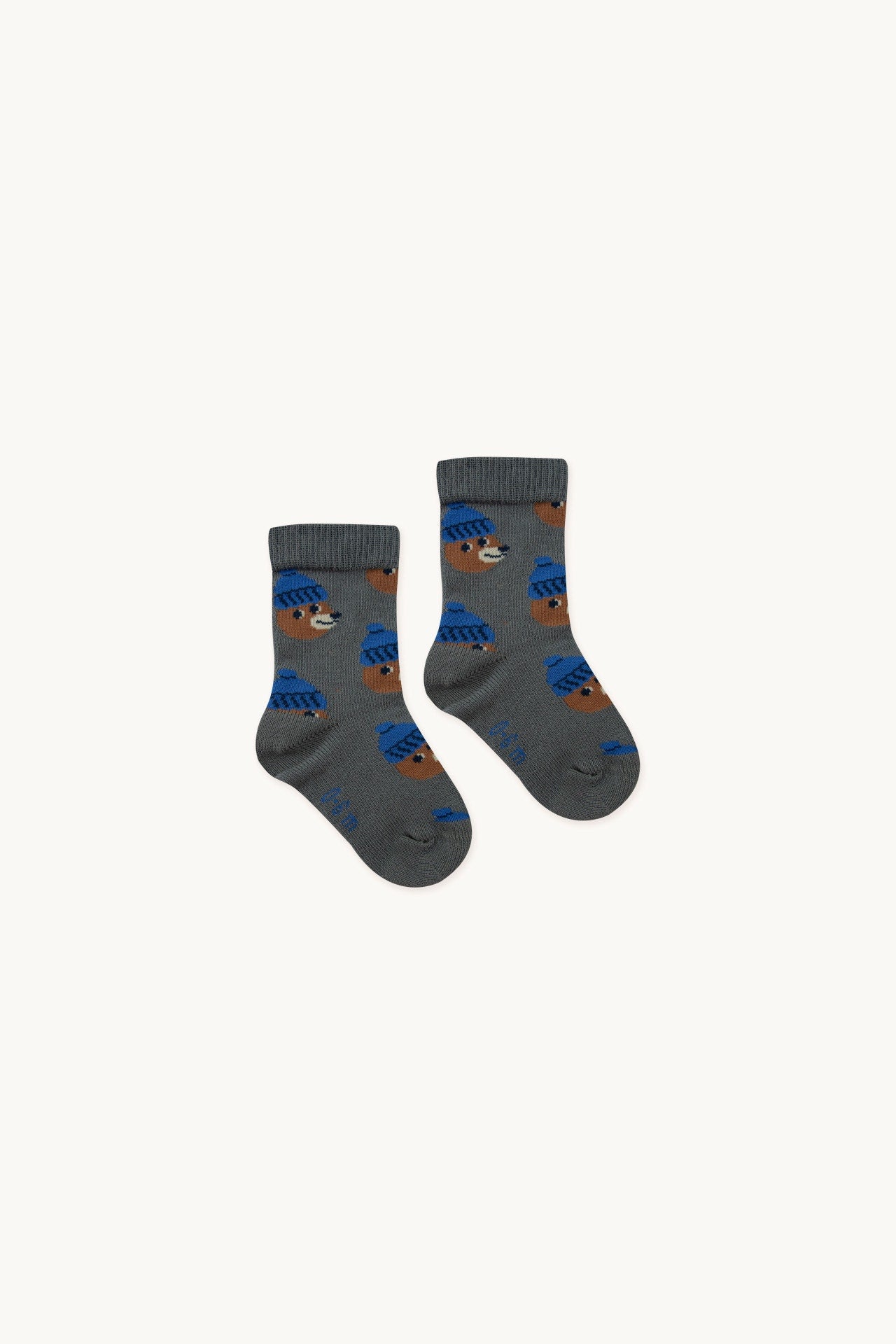 Calcetines medianos BEAR gris BB- TINY COTTONS