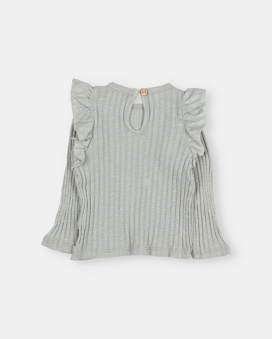 Camiseta de canalé GIRLY BB- BÚHO