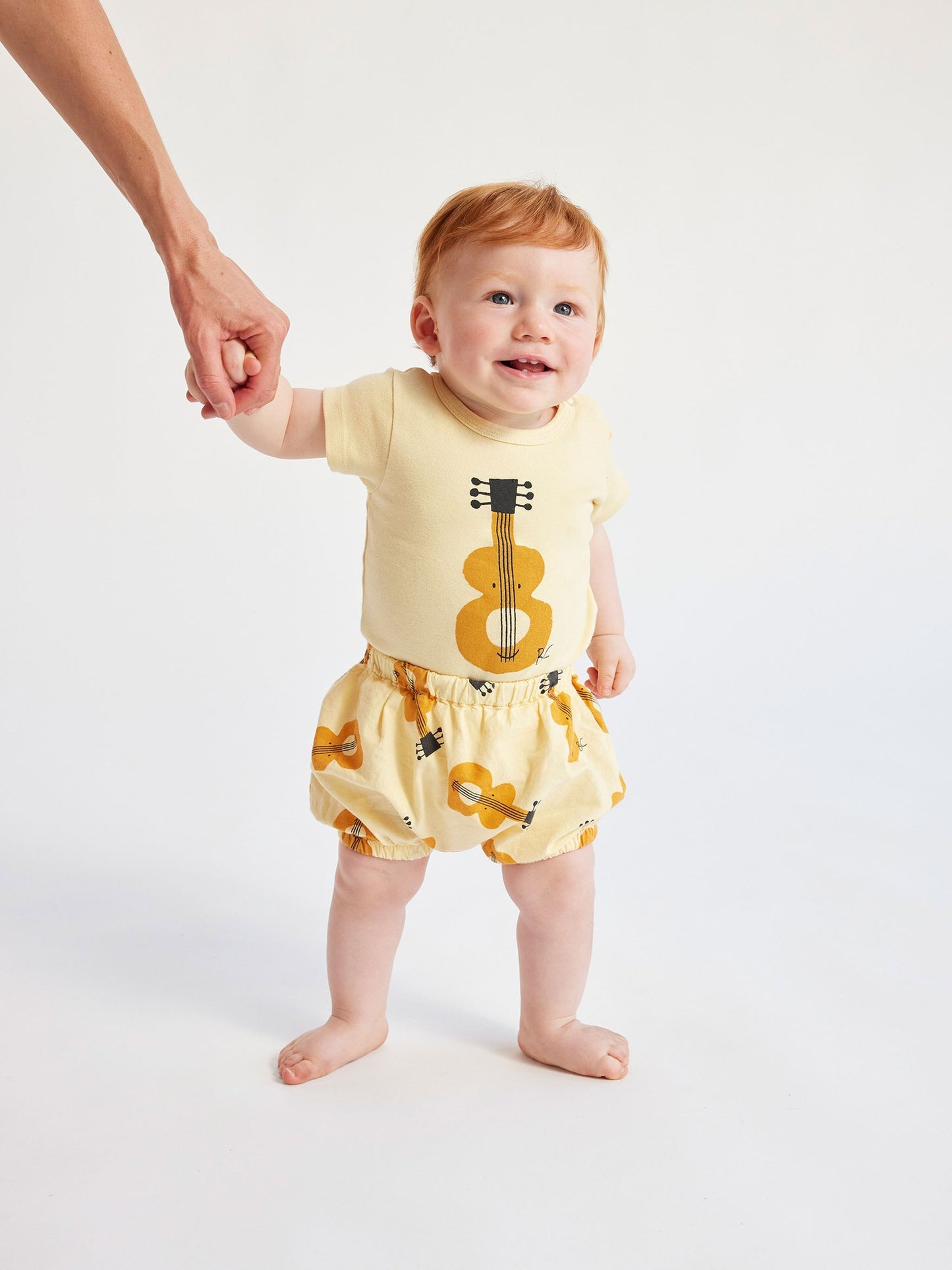 Pantalón corto ACOUSTIC GUITAR amarillo BB- BOBO CHOSES