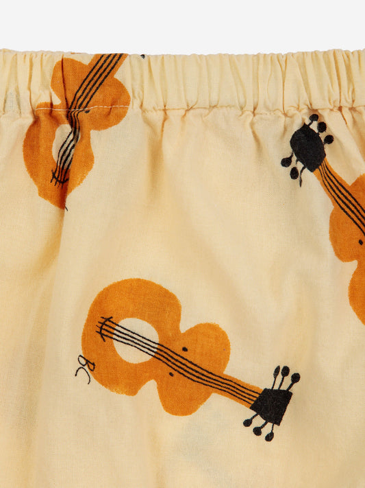 Pantalón corto ACOUSTIC GUITAR amarillo BB- BOBO CHOSES