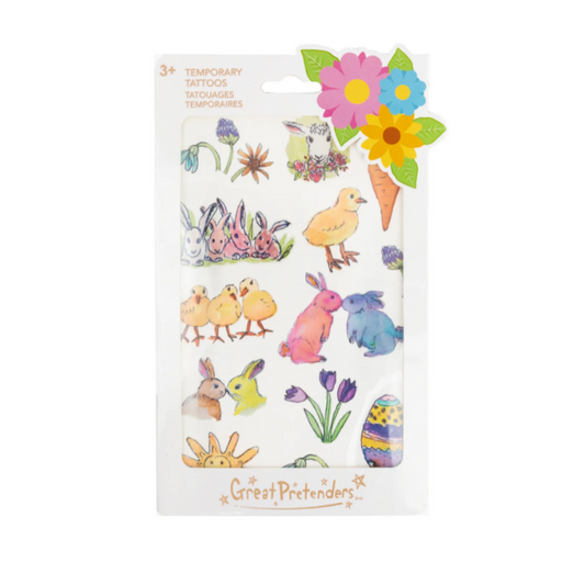 Tattoos de Flores y Conejitos- GREAT PRETENDERS