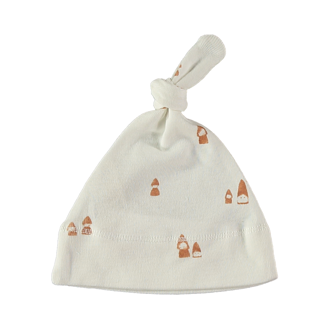 Gorro nudito HOPE estampado LITTLE en terracota- LILLYMOM