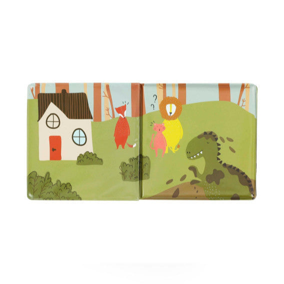 Libro de baño que cambia de color Muddy Mr Dino- TRIXIE
