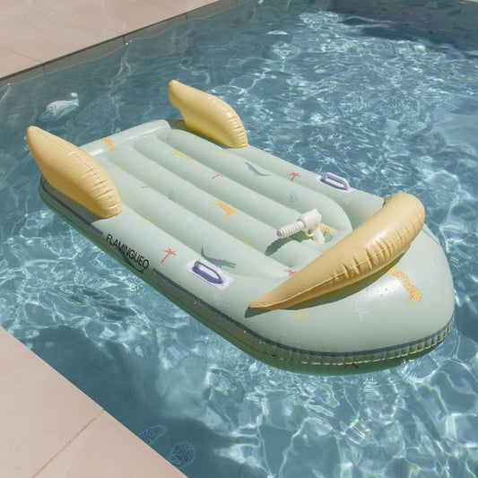 Flotador tabla lancha con pistola MOGLI-FLAMINGUEO