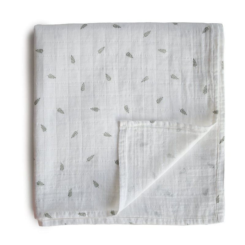 Muselina estampada Hojas- MUSHIE