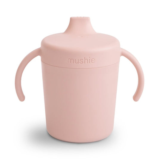 Taza didáctica con asas Rosa- MUSHIE