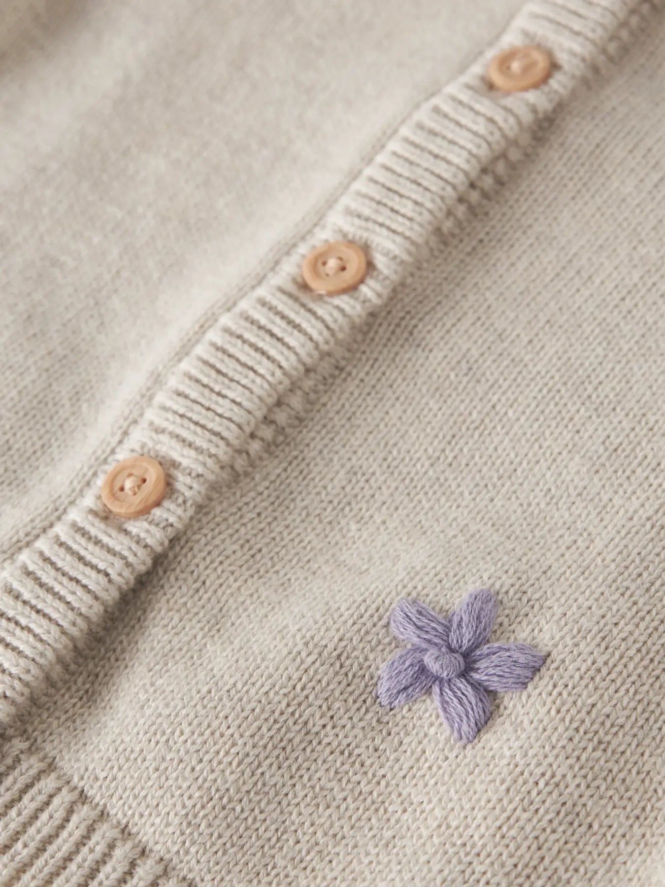 Chaqueta Punto Flores -NAME IT