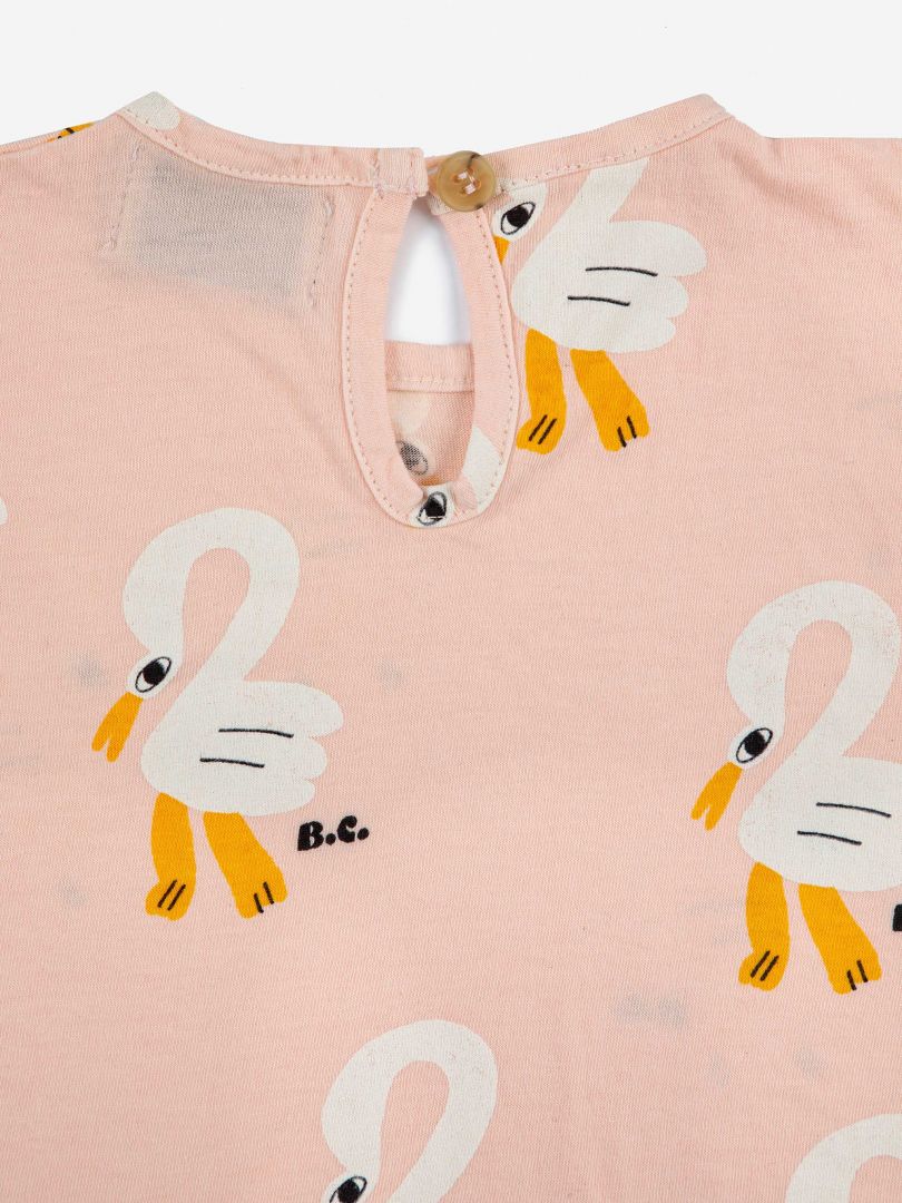 Camiseta estampado pelícano con volantes- BOBO CHOSES