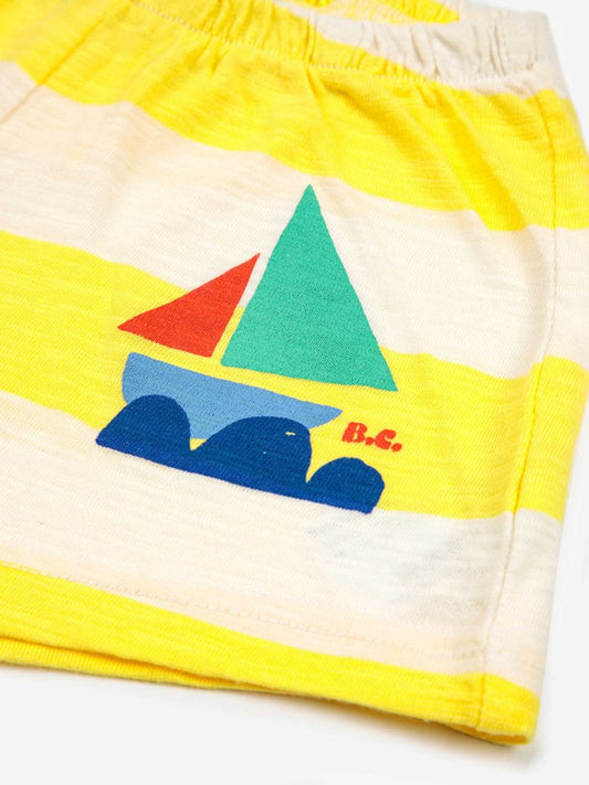 Pantalón corto rayas amarillas- BOBO CHOSES