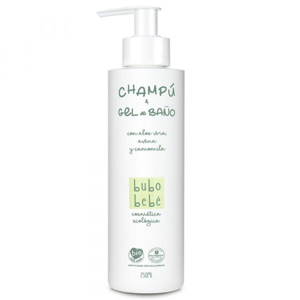 Champú y gel de baño eco bebé 250ml -Bubobebé