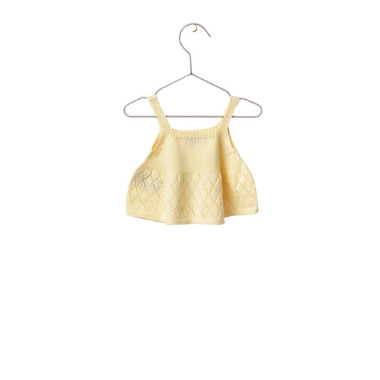 Top de tricot amarillo- WEDOBLE