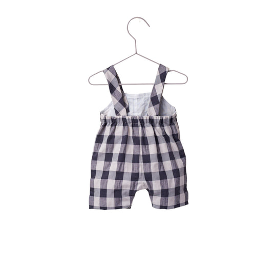 Mono cuadro vichy azul- WEDOBLE