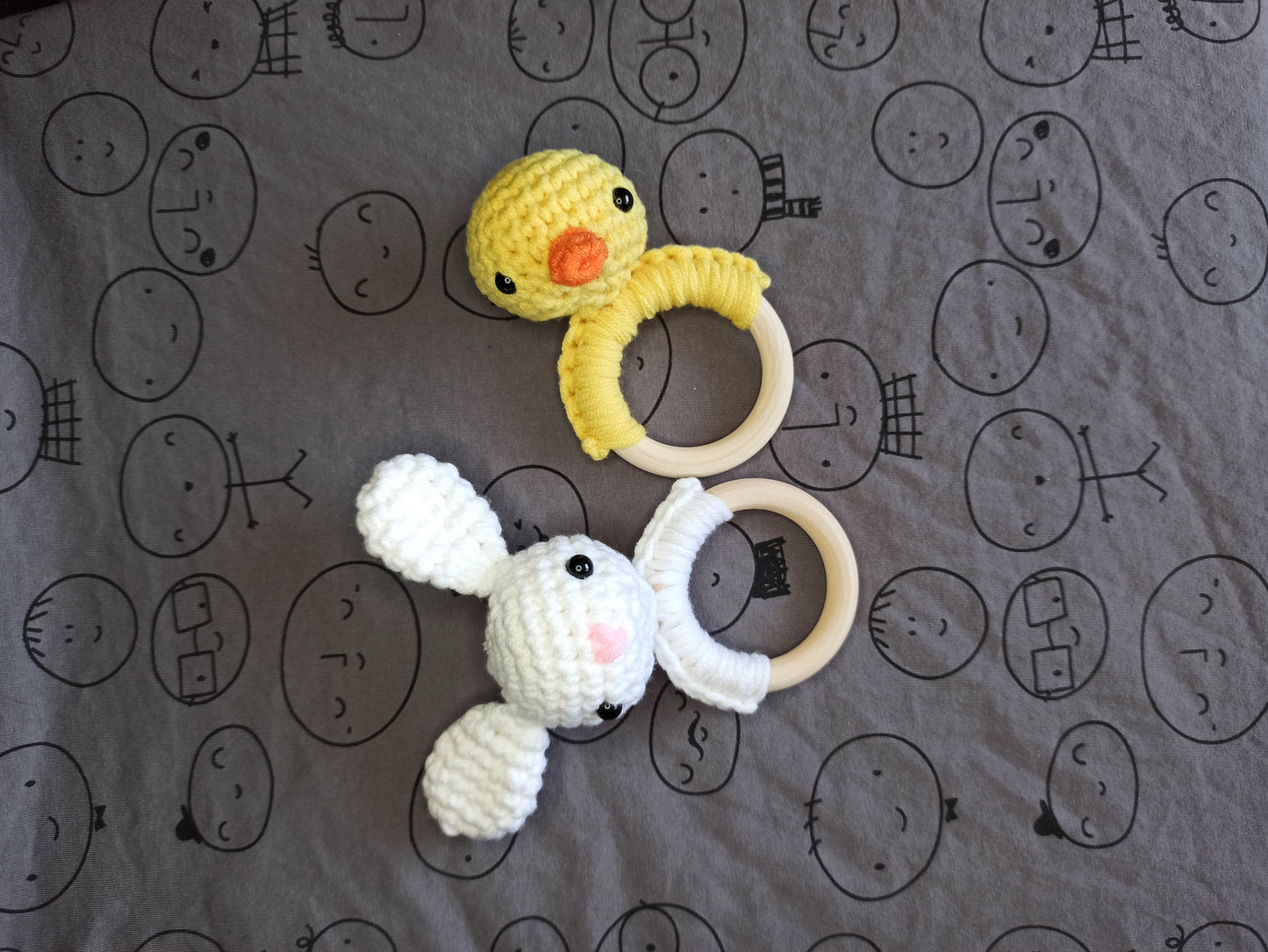 Sonajero amigurumi