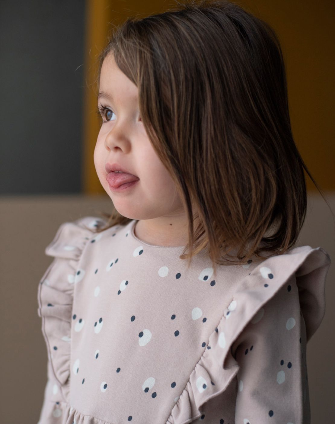 Vestido SPOTS ROSA - BABYCLIC