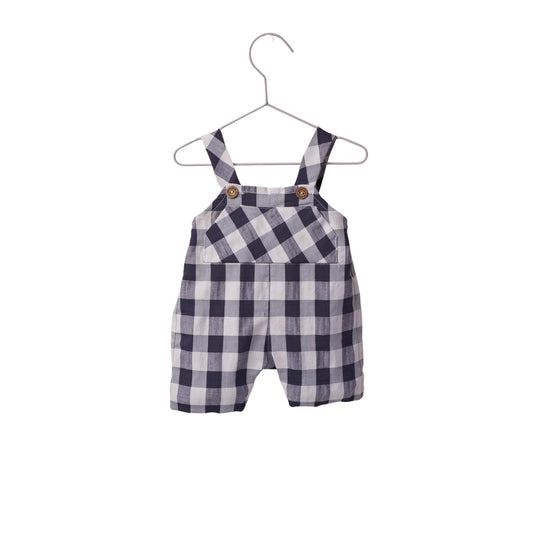 Mono cuadro vichy azul- WEDOBLE