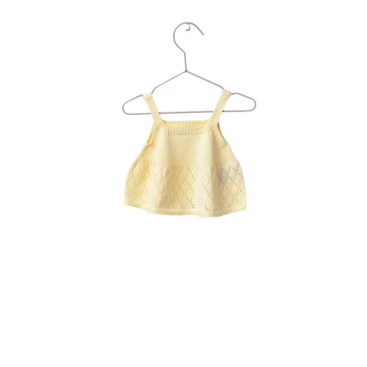 Top de tricot amarillo- WEDOBLE