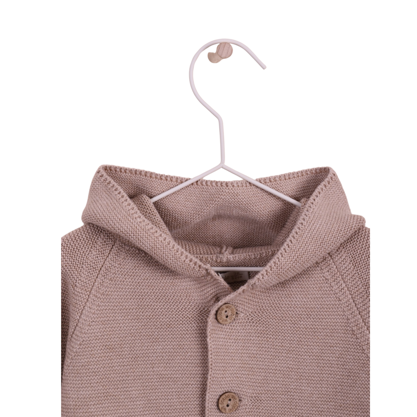 Chaqueta tricot beige- WEDOBLE