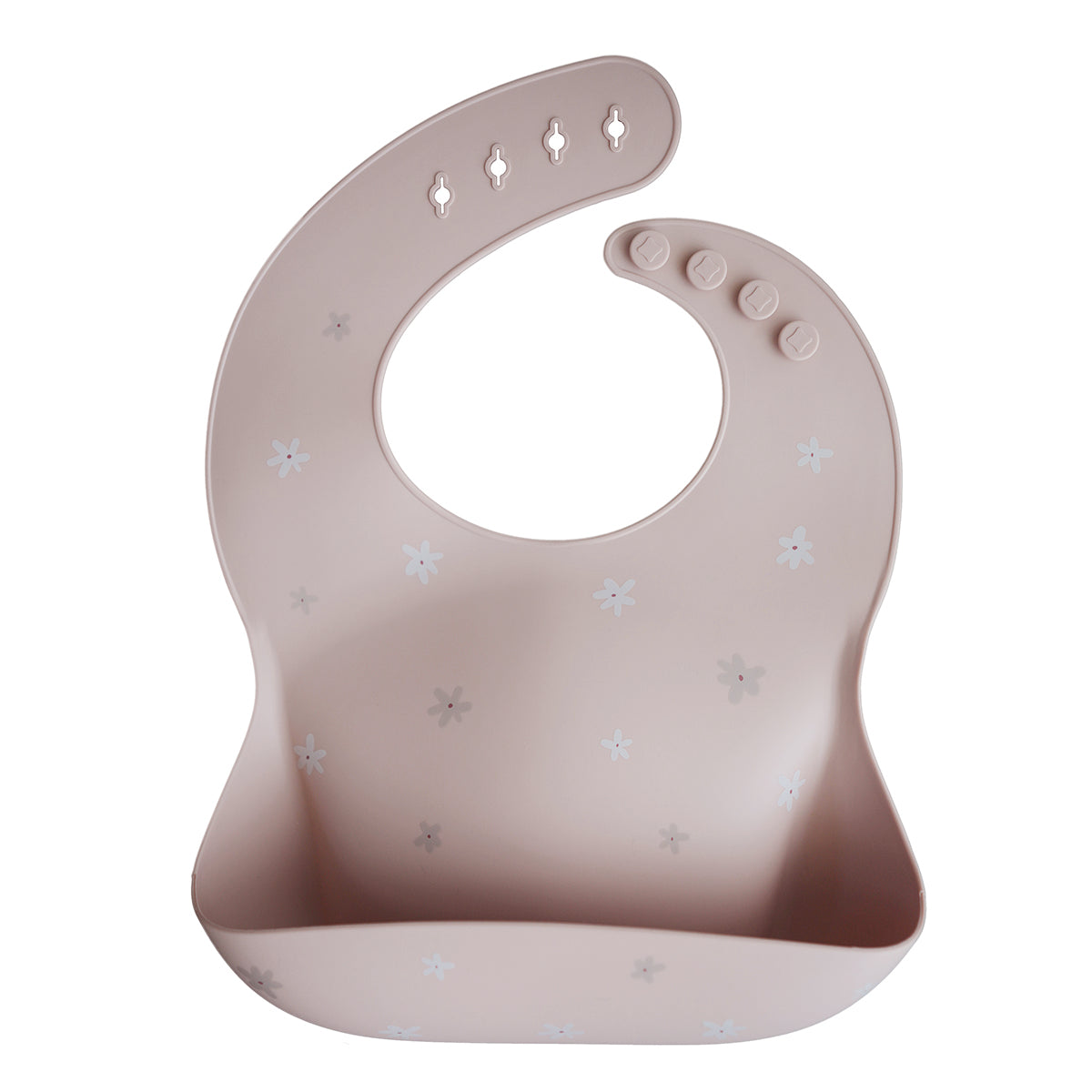 Babero silicona print daisy Mushie