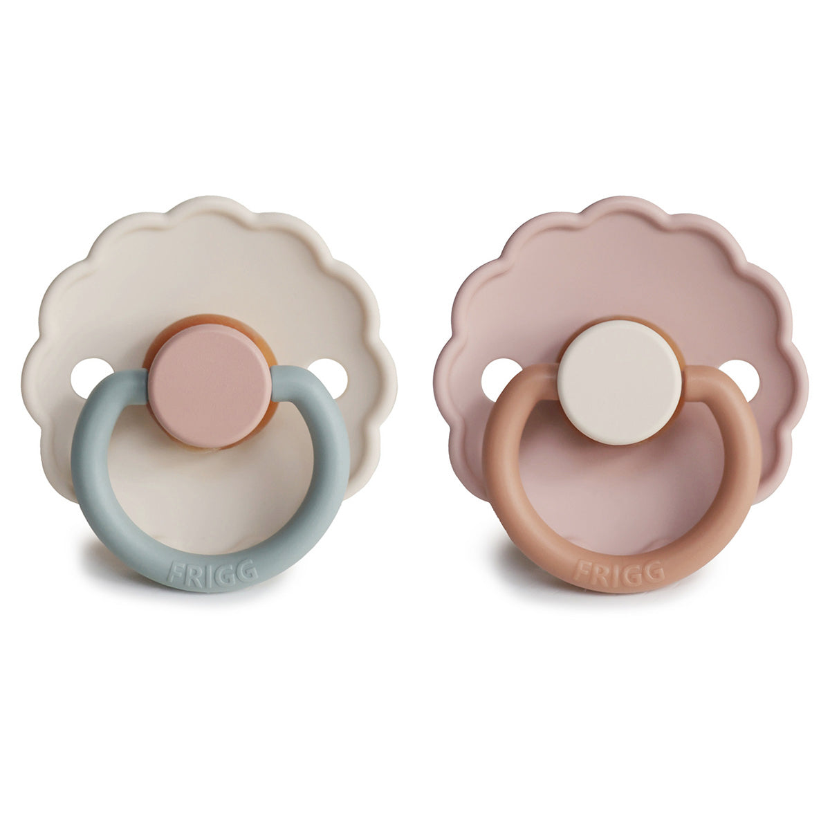 Pack 2 chupetes latex daisy cotton candy Mushie