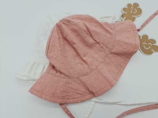 Sombrero plumeti Blanco- MONNUAGE