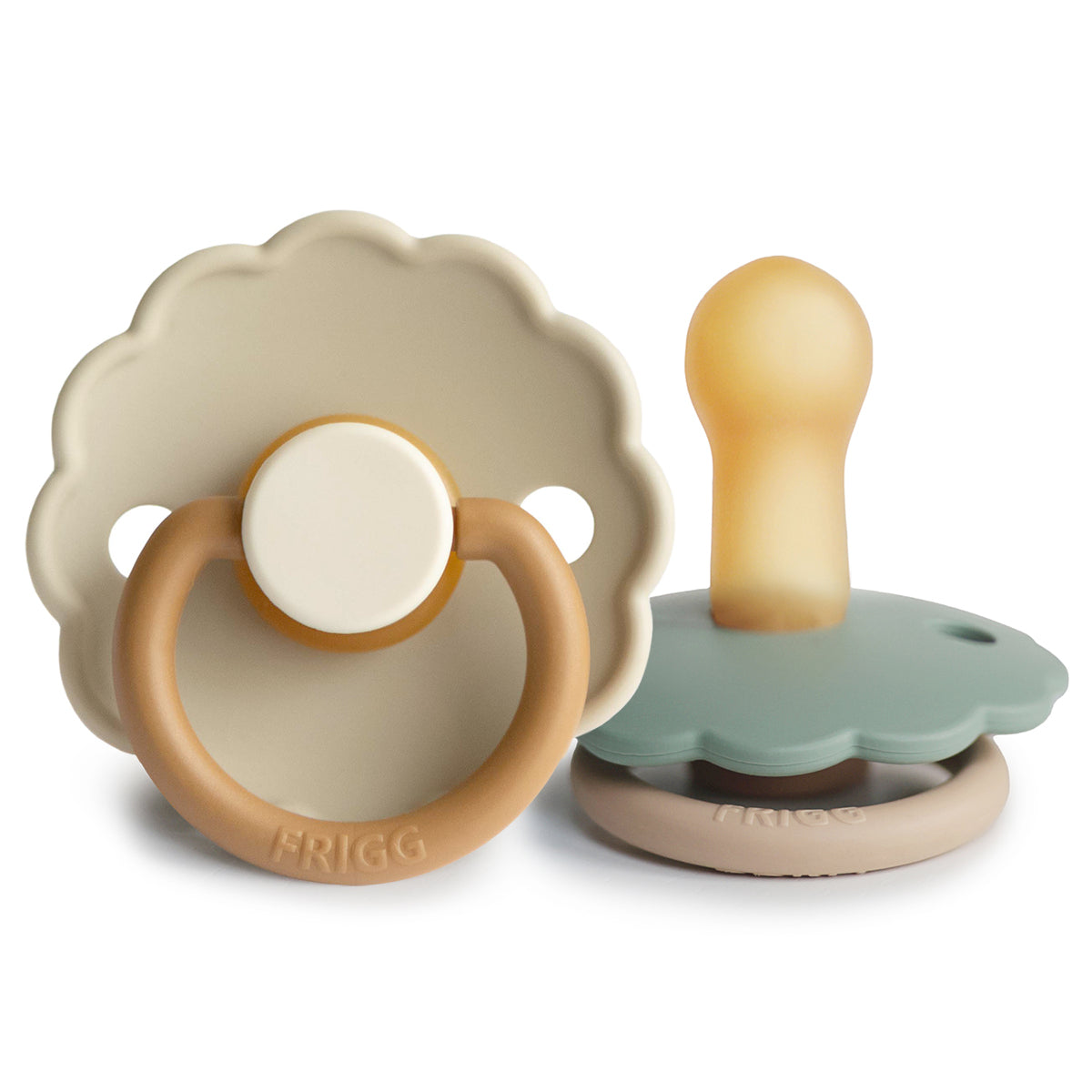 Pack 2 chupetes latex daisy desert Mushie