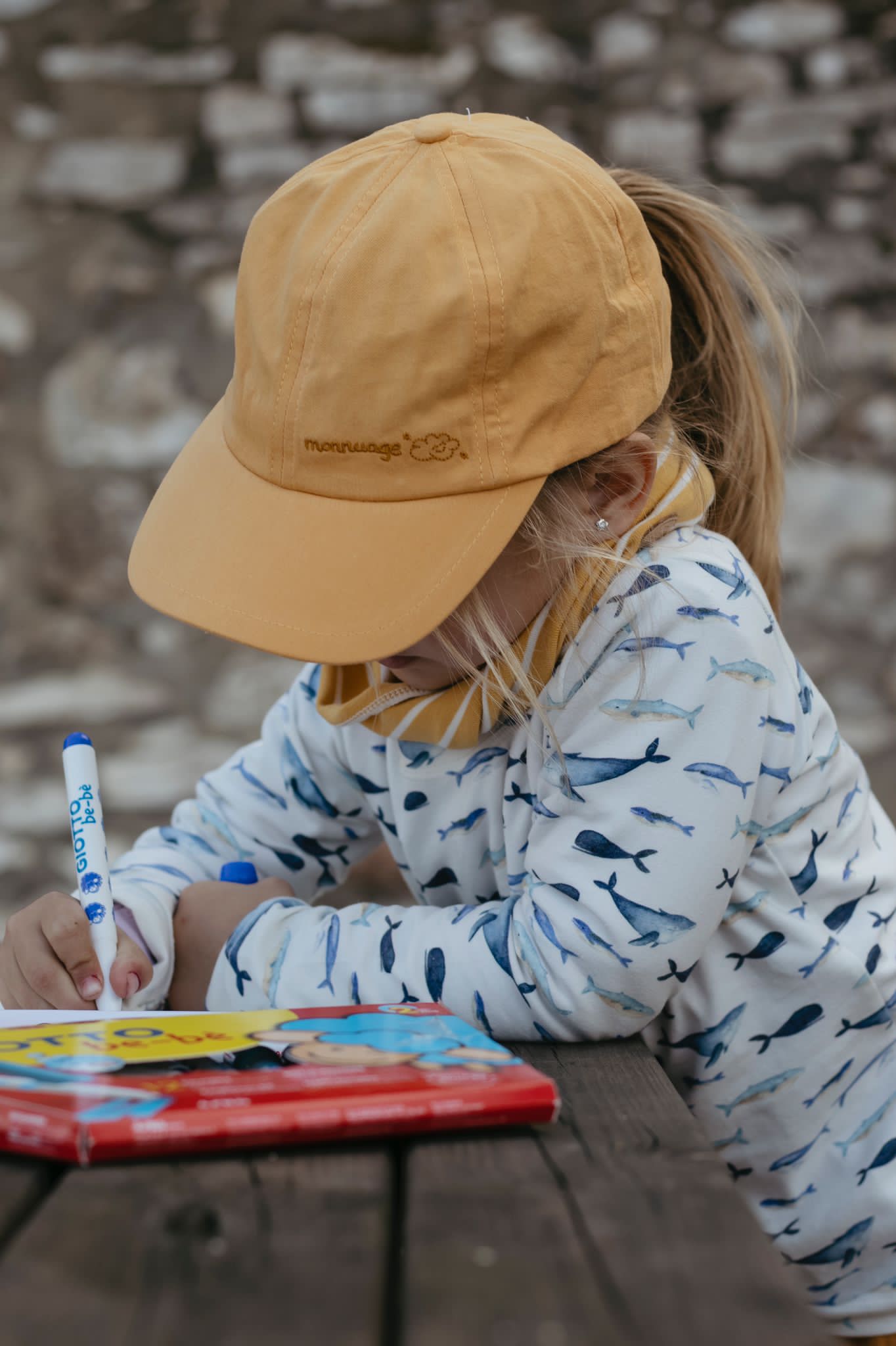 Gorra visera Mostaza KIDS- MONNUAGE