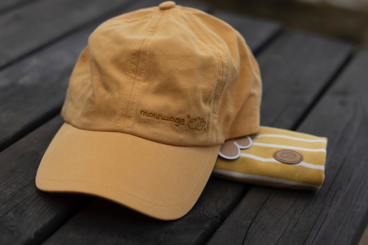 Gorra visera Mostaza KIDS- MONNUAGE