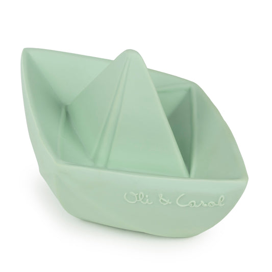 Barco Origami Menta- Barcos Origami