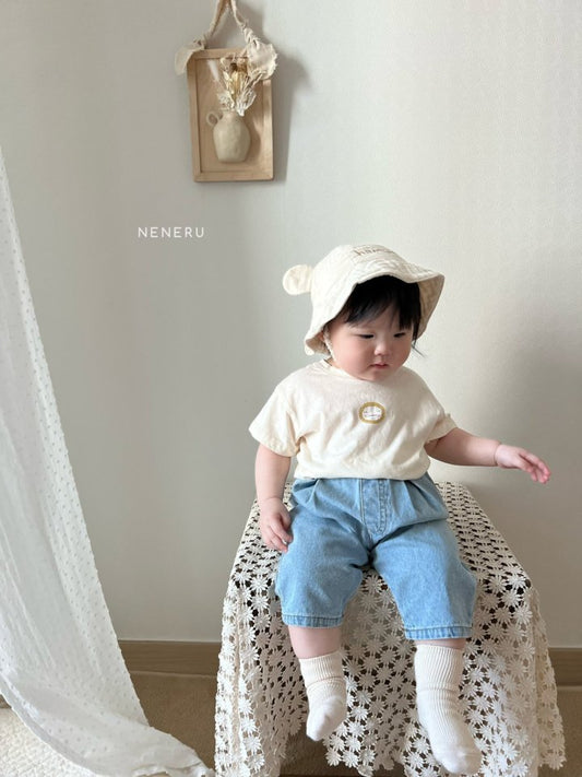 Pantalón con goma denim- Neneru