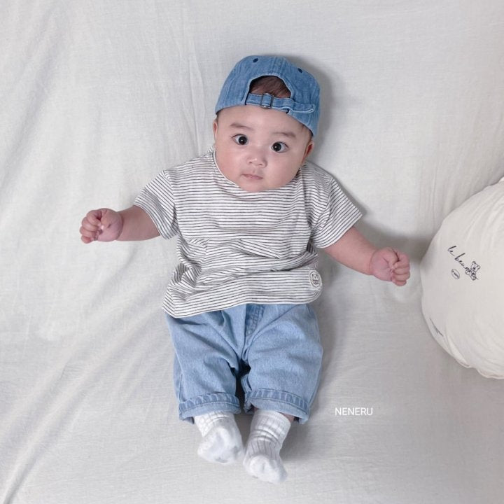 Pantalón con goma denim- Neneru