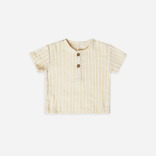 Camisa de rayas amarillas- QUINCY MAE