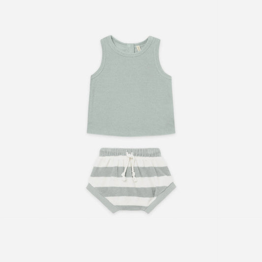 Conjunto top y short rayas - Quincy Mae