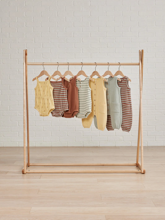 Romper de tirantes amarillo estampado flores- QUINCY MAE