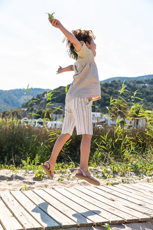 Bermuda de rayas - Petit Indi