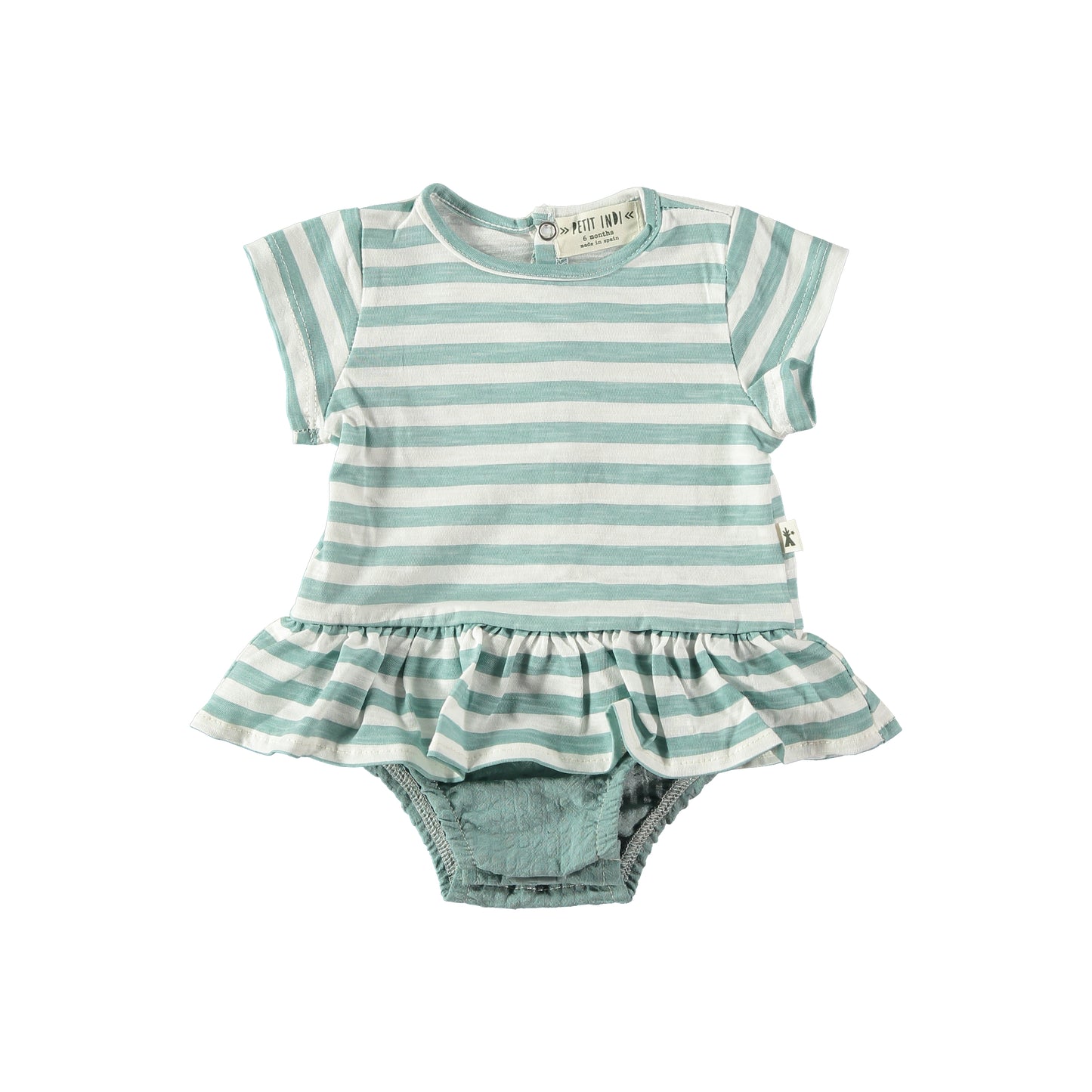 Vestido con body de rayas- PETIT INDI