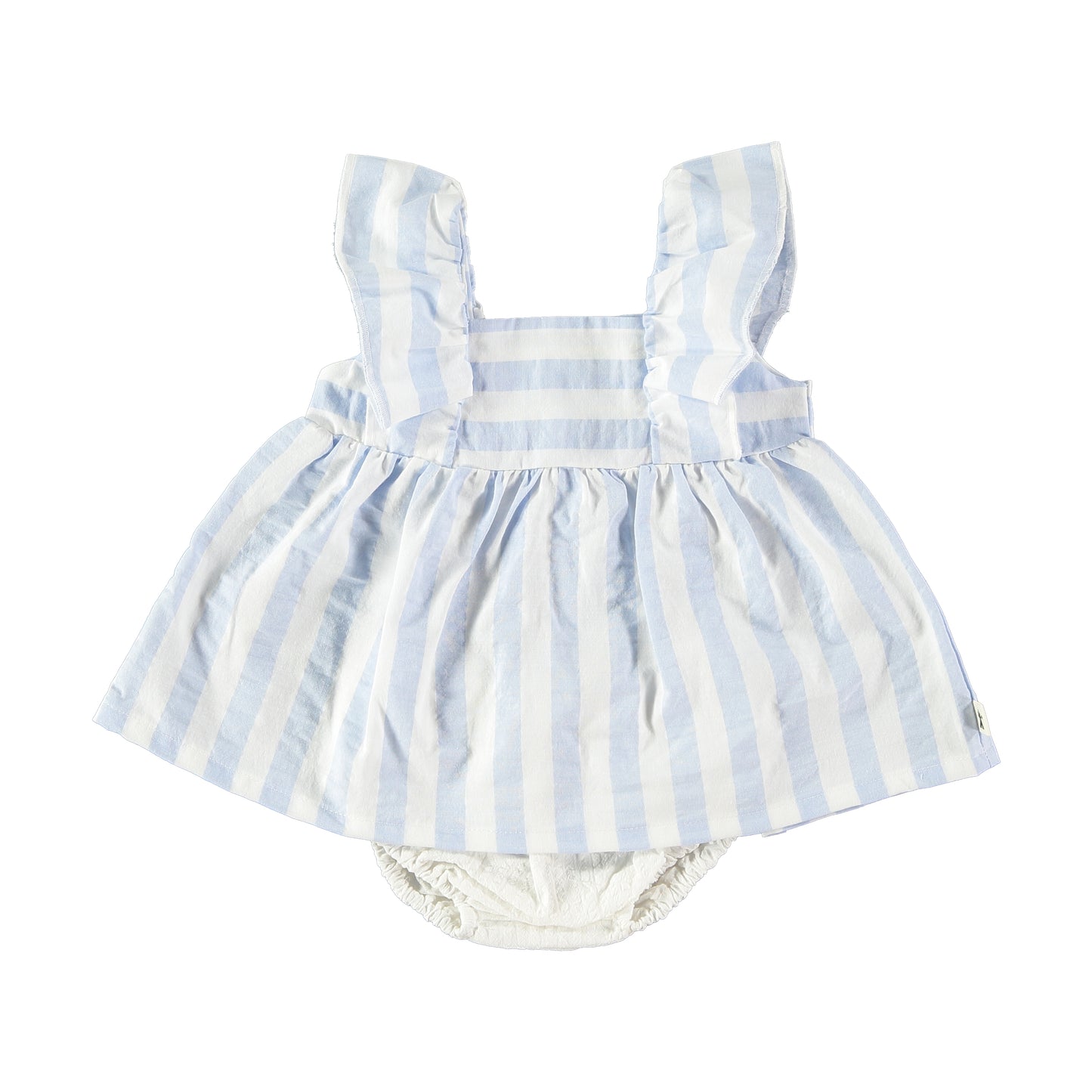 Vestido con culotte de rayas- PETIT INDI