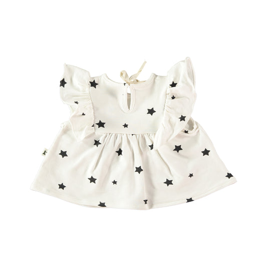 Blusa estampado de estrellas negro- PETIT INDI