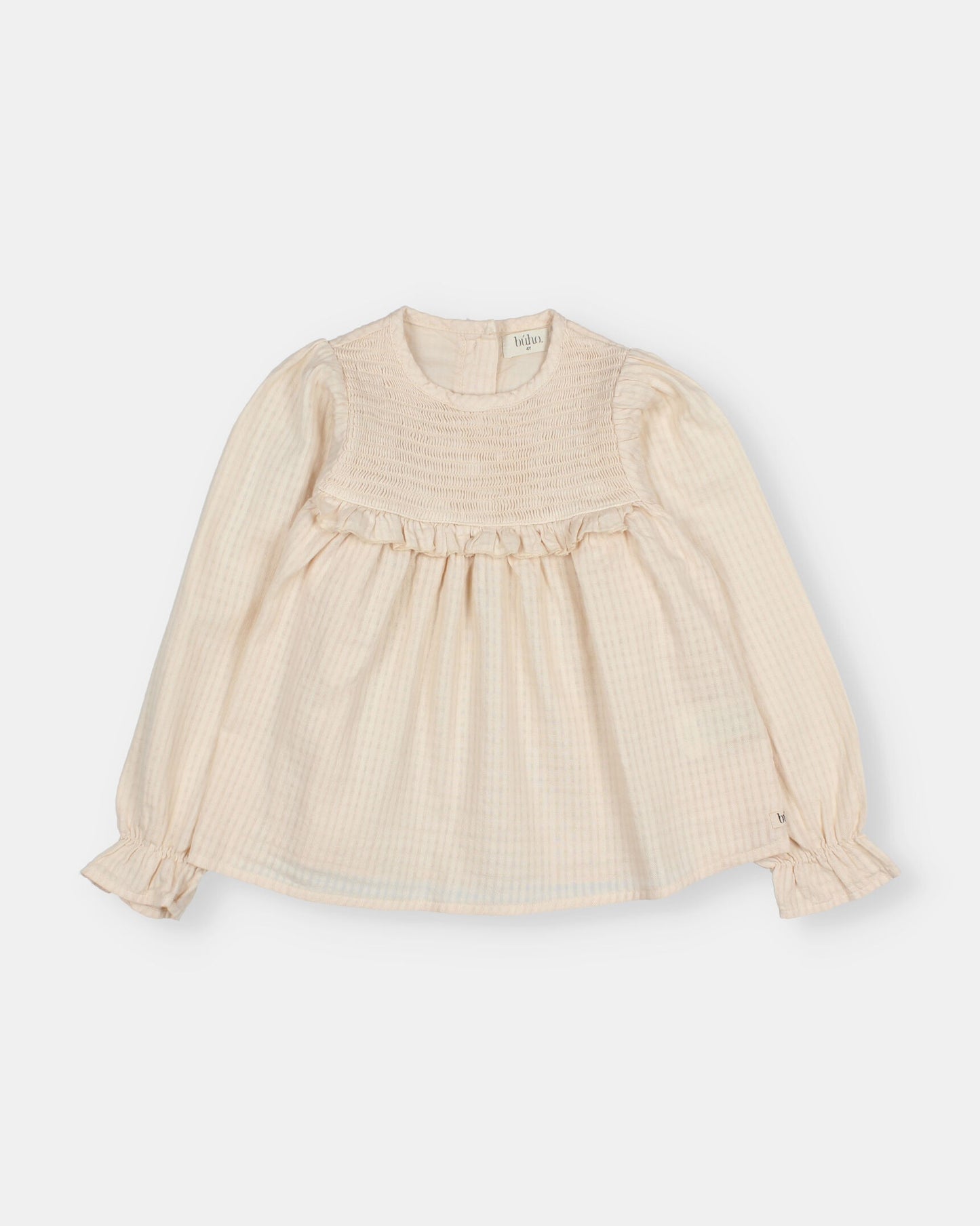 Blusa sheer check- BÚHO