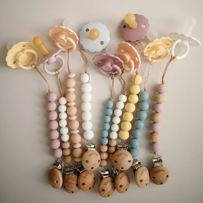 Cadena chupete Yellow- MUSHIE