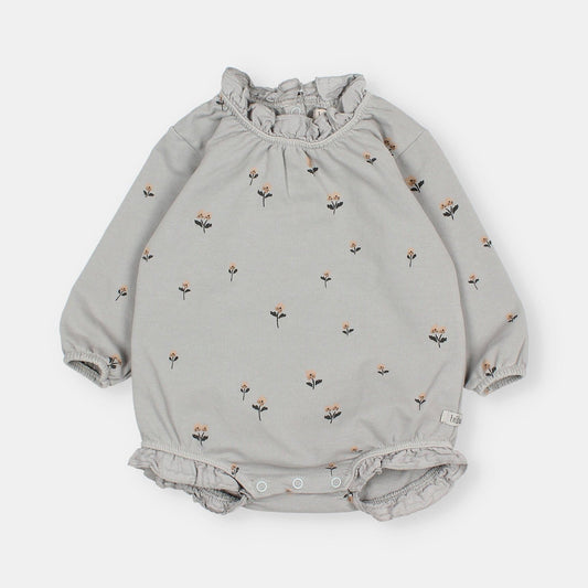 Pelele de pana con estampado de flores- BÚHO