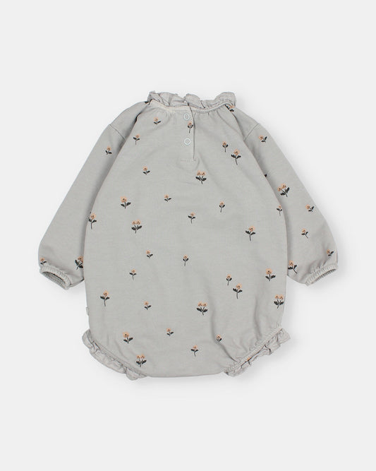 Pelele de pana con estampado de flores- BÚHO