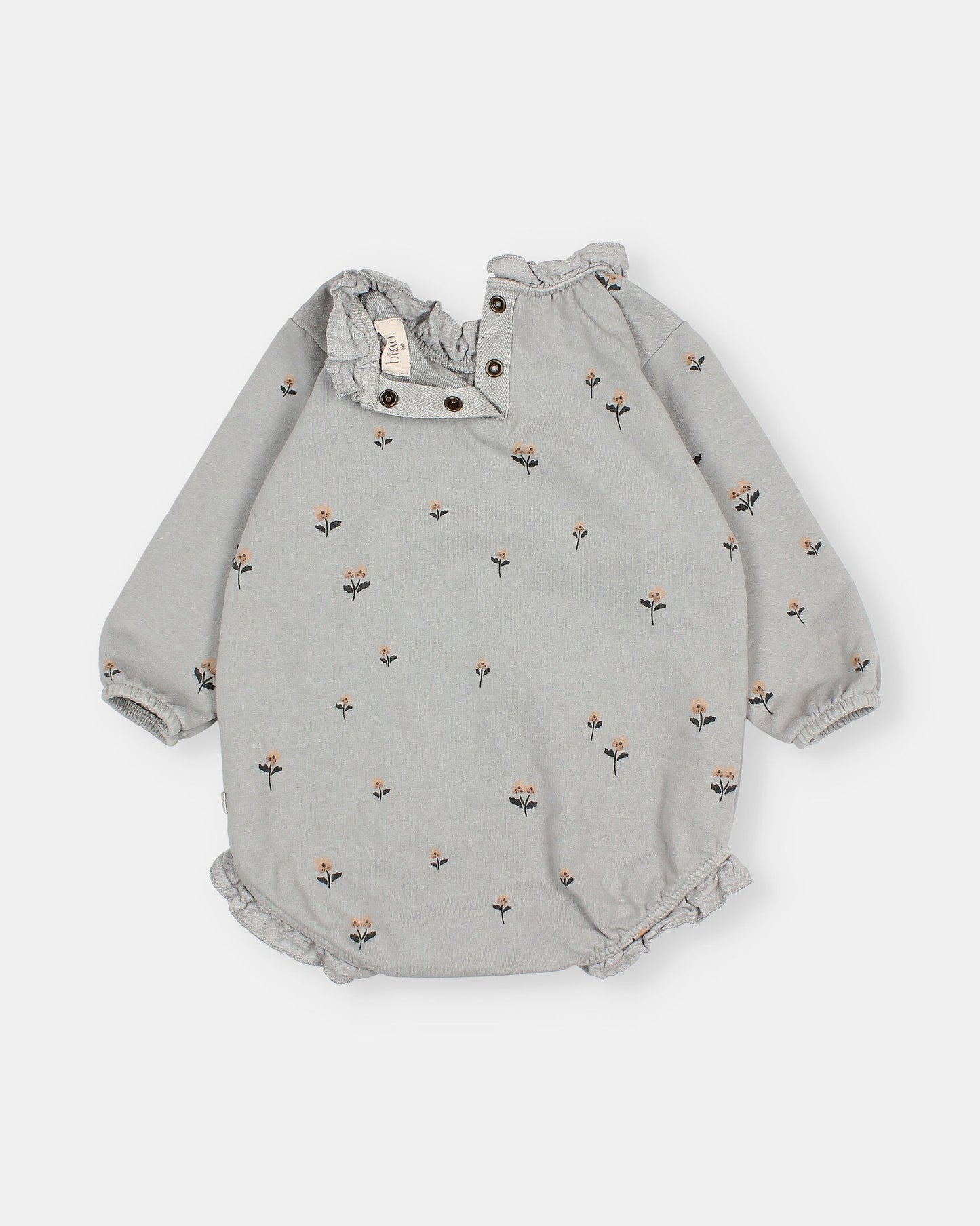 Pelele de pana con estampado de flores- BÚHO