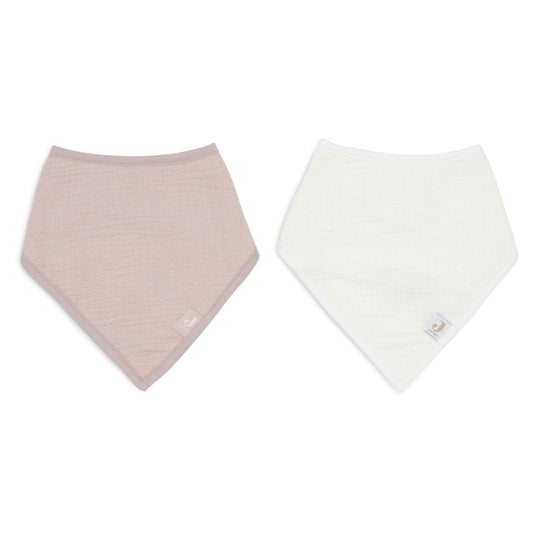 Bandana waterproof muselina Rosa Silvestre- Avena- JOLLEIN