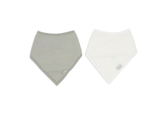 Bandana waterproof muselina Verde Oliva- Crudo- JOLLEIN