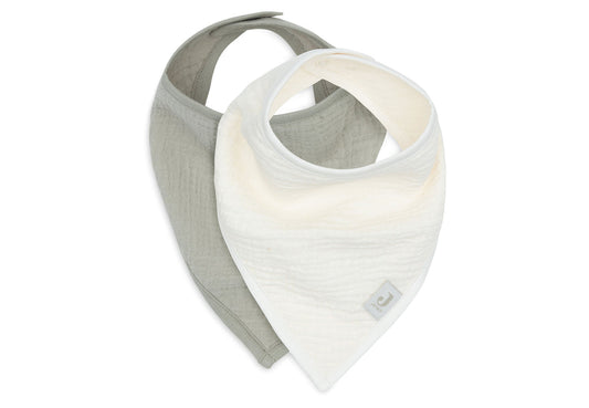 Bandana waterproof muselina Verde Oliva- Crudo- JOLLEIN