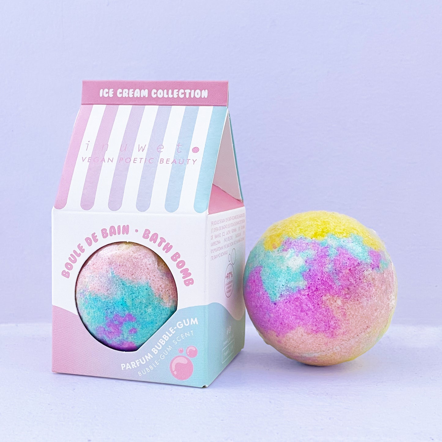 Bombas de Baño Colección Helado Aroma Chicle-INUWET