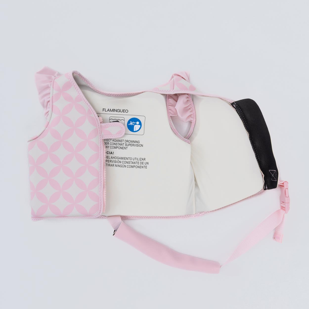 Chaleco de flotación  niños rosa- FLAMINGUEO