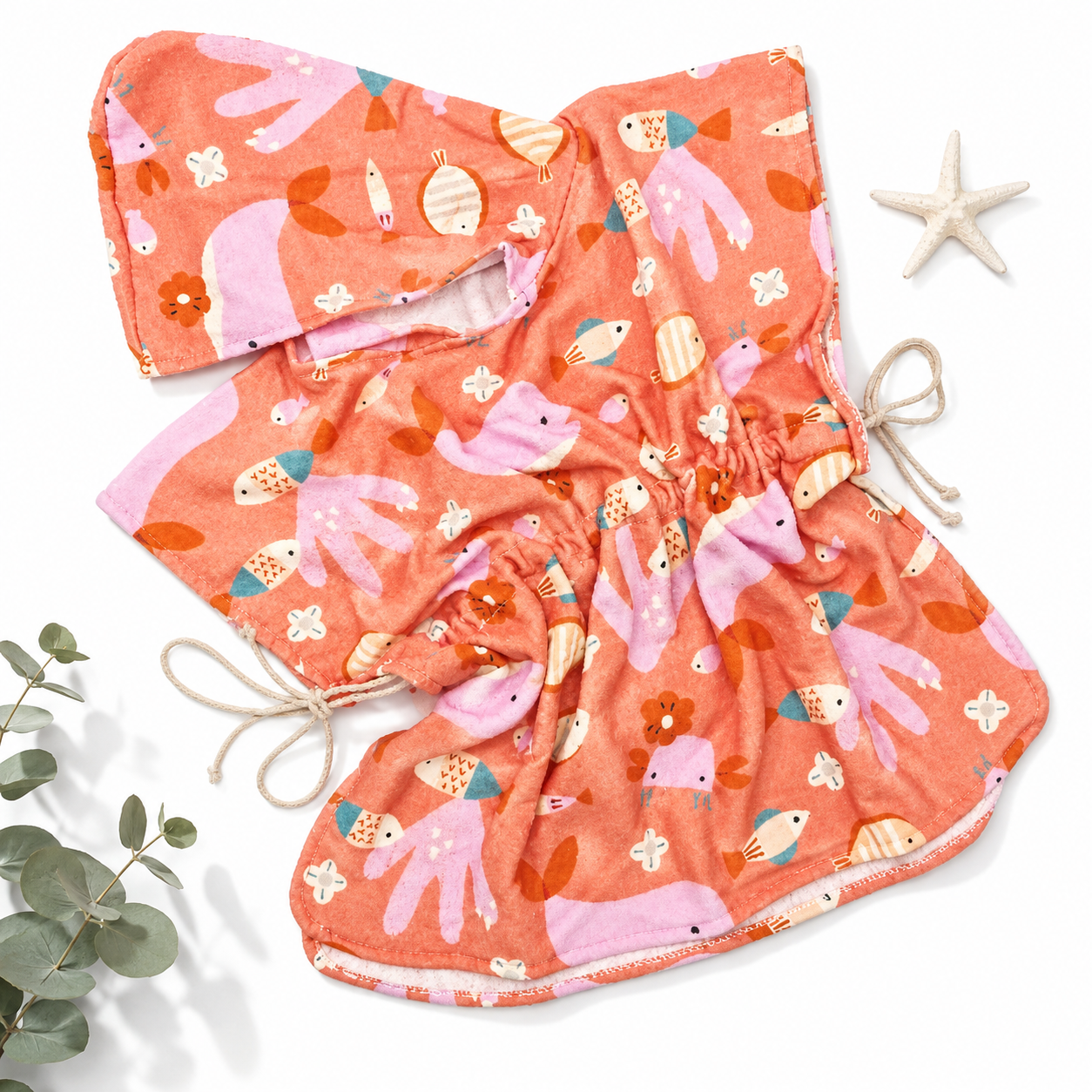 Toallas Poncho Estampadas- MONNUAGE