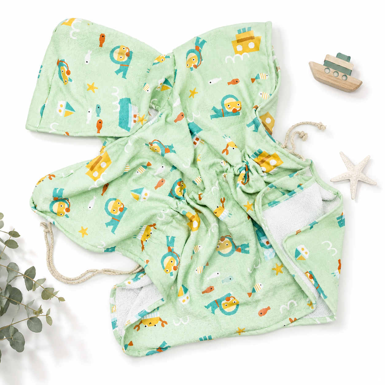 Toallas Poncho Estampadas- MONNUAGE