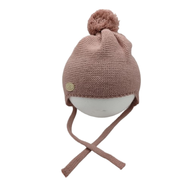 Gorro de punto con pompon- Monnuage